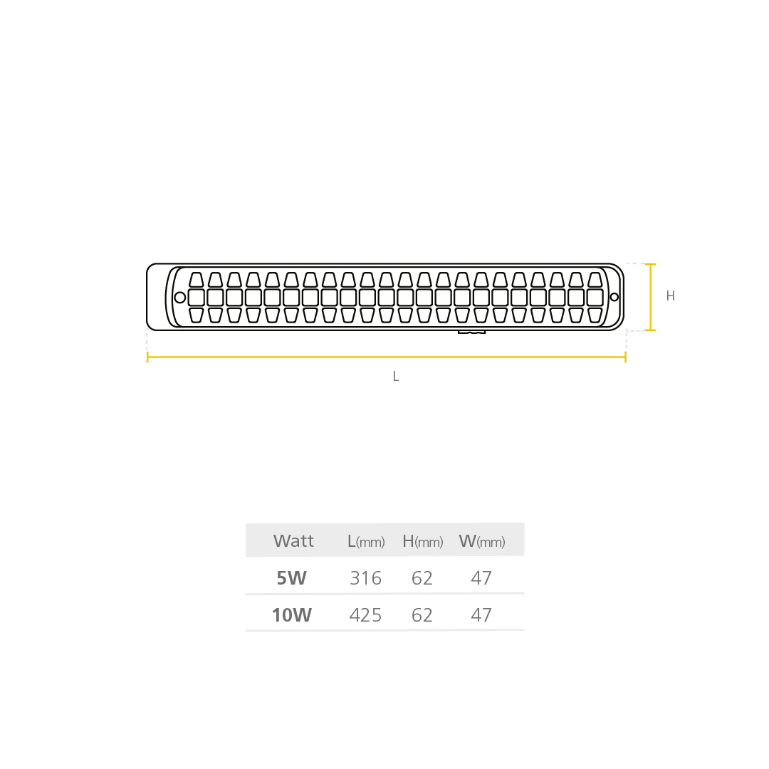Luminaria Portable LED Recargable
