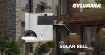  LED Solar Bell: 3 tonos de luz, control remoto y energía solar