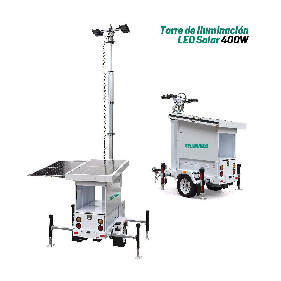 Torres De Iluminación Solar Led