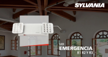 LED Emergencia R1, R2 y R3 de Sylvania. Diseñada para brindar iluminación confiable cuando más se necesita
