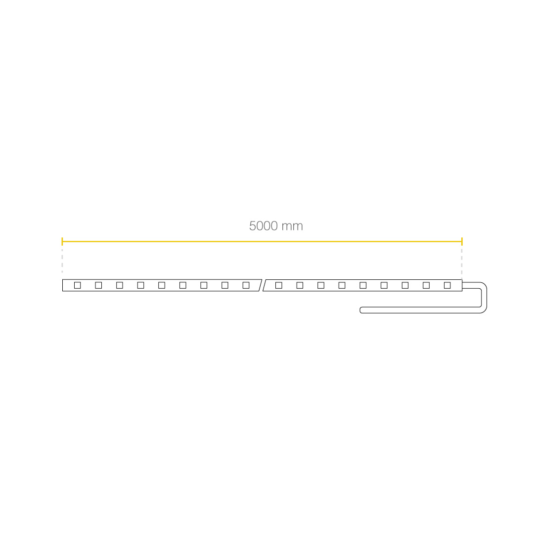 Led cinta RGB ECO dimensiones