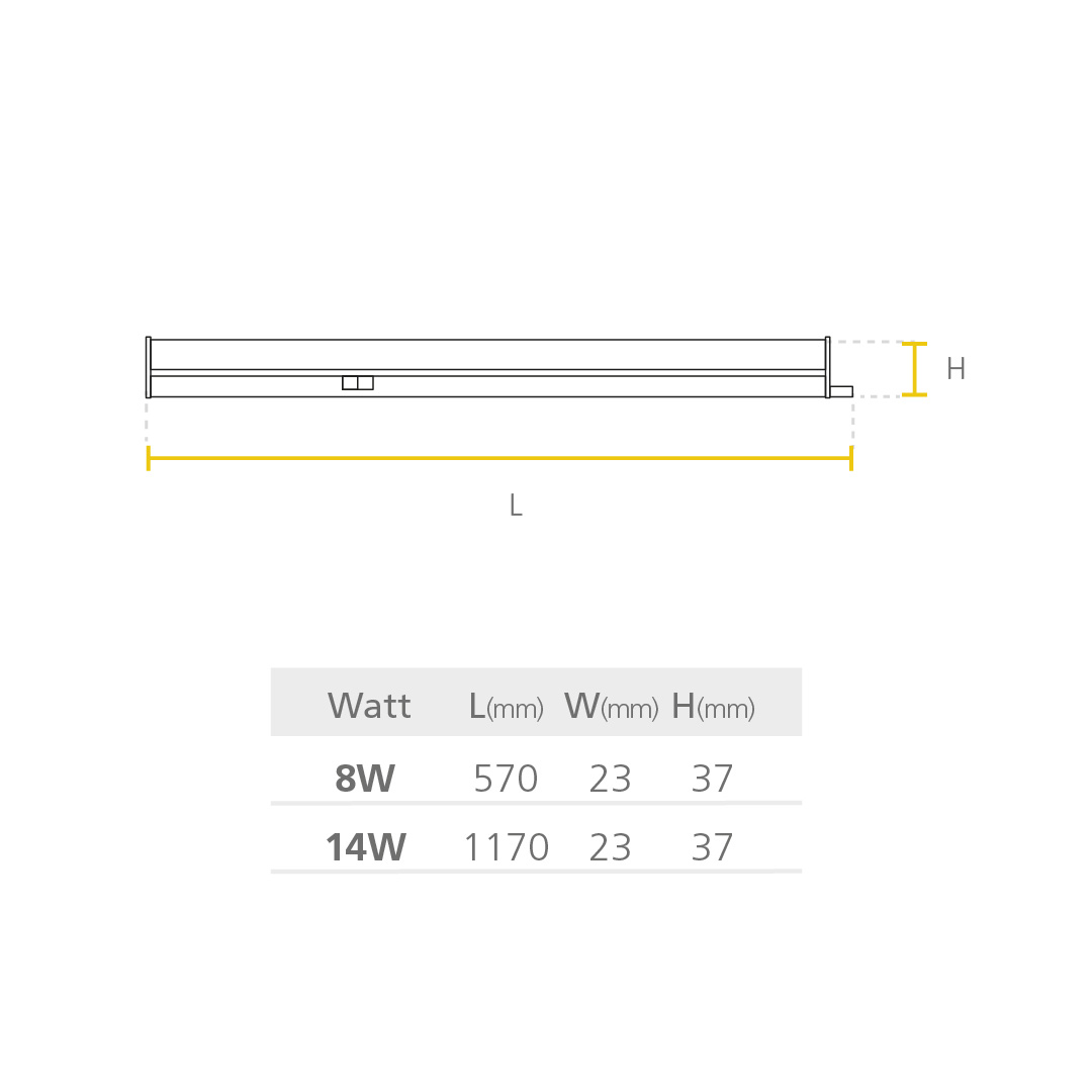 Led Lineal Batten E-Lite