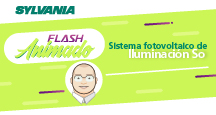 Flash animado Sylvania - Sistema Fotovoltaico de Iluminación Solar
